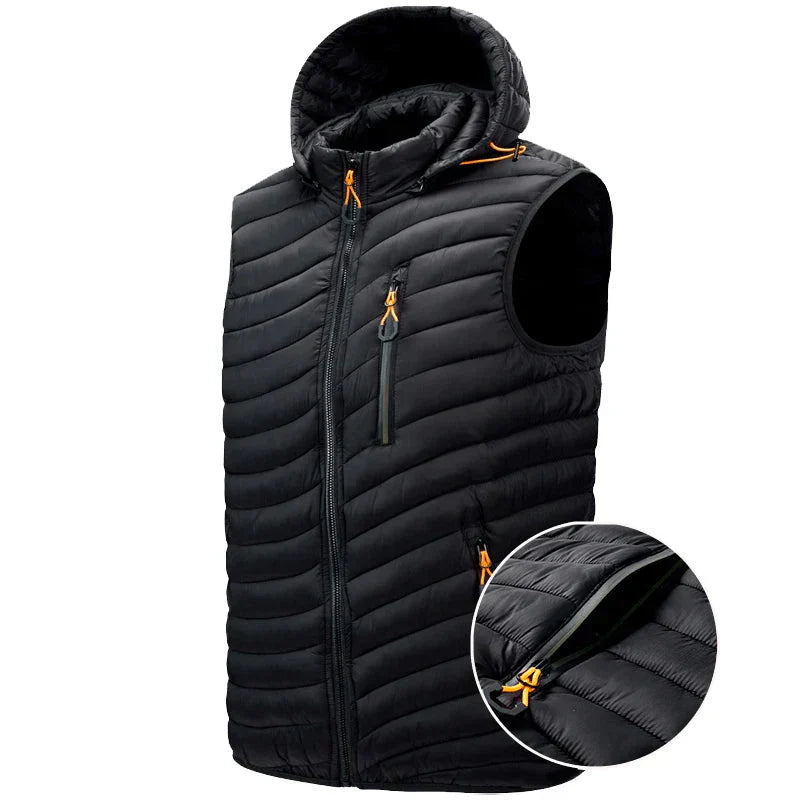 Durand Bordeaux | GILET ÉLÉGANT REMBOURRÉ POUR HOMME