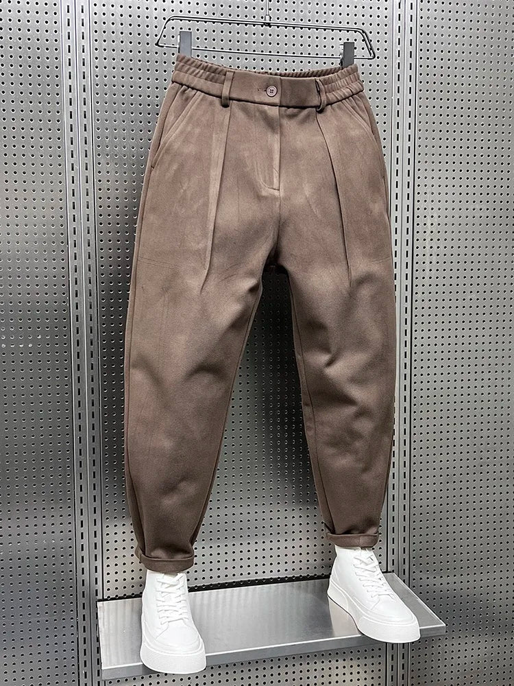 Durand Bordeaux | PANTALONS TAPERED TEXTURÉS