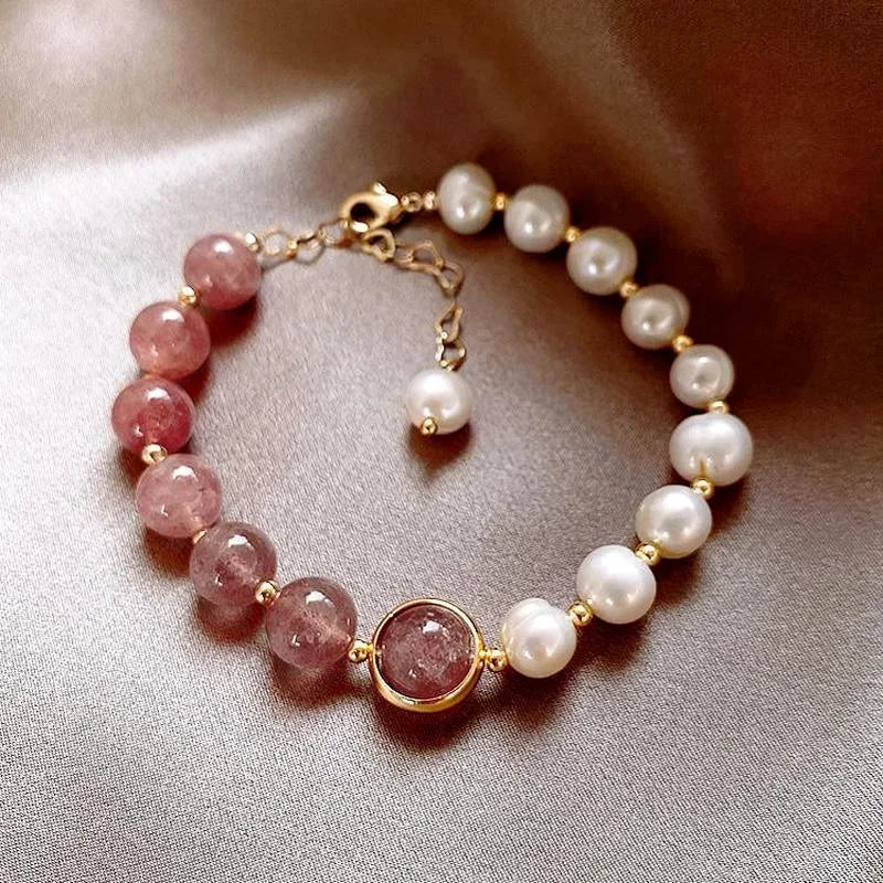 Sakura™ | Bracelet Cristal & Nacre