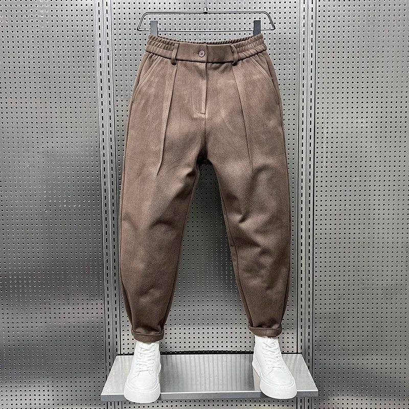 Durand Bordeaux | PANTALONS TAPERED TEXTURÉS