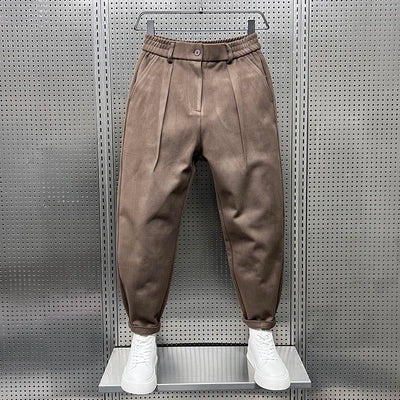 Durand Bordeaux | PANTALONS TAPERED TEXTURÉS