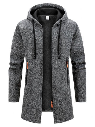 Durand Bordeaux | VESTE ÉLÉGANTE AVEC CAPUCHE POUR HOMME