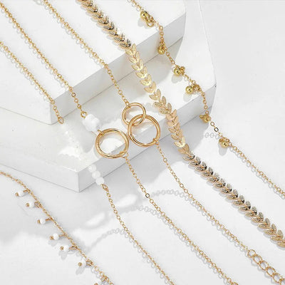 Soléa™ | Coffret de bracelets bohèmes dorés