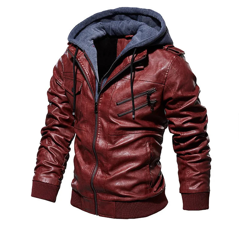Durand Bordeaux | VESTE DE VILLE EN CUIR POUR HOMME