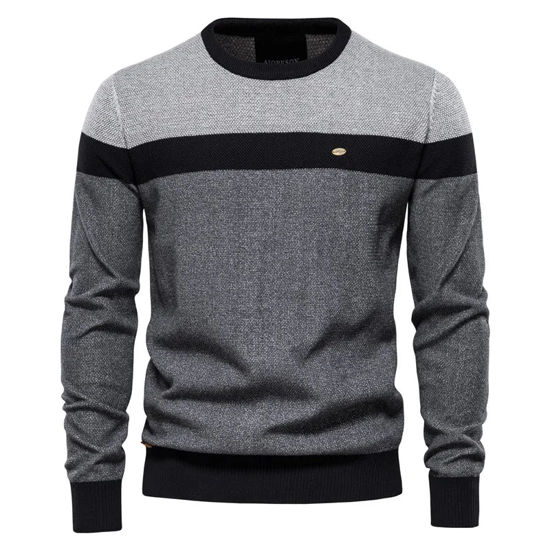 Durand Bordeaux | PULL HOMME À COL ROND