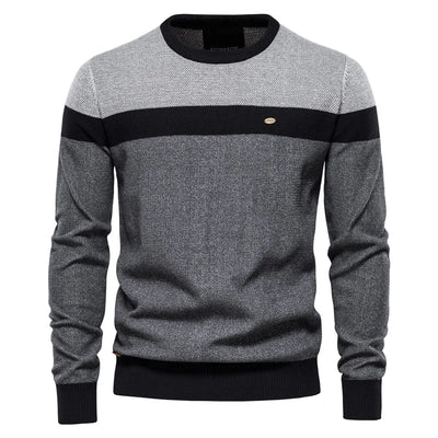 Durand Bordeaux | PULL HOMME À COL ROND