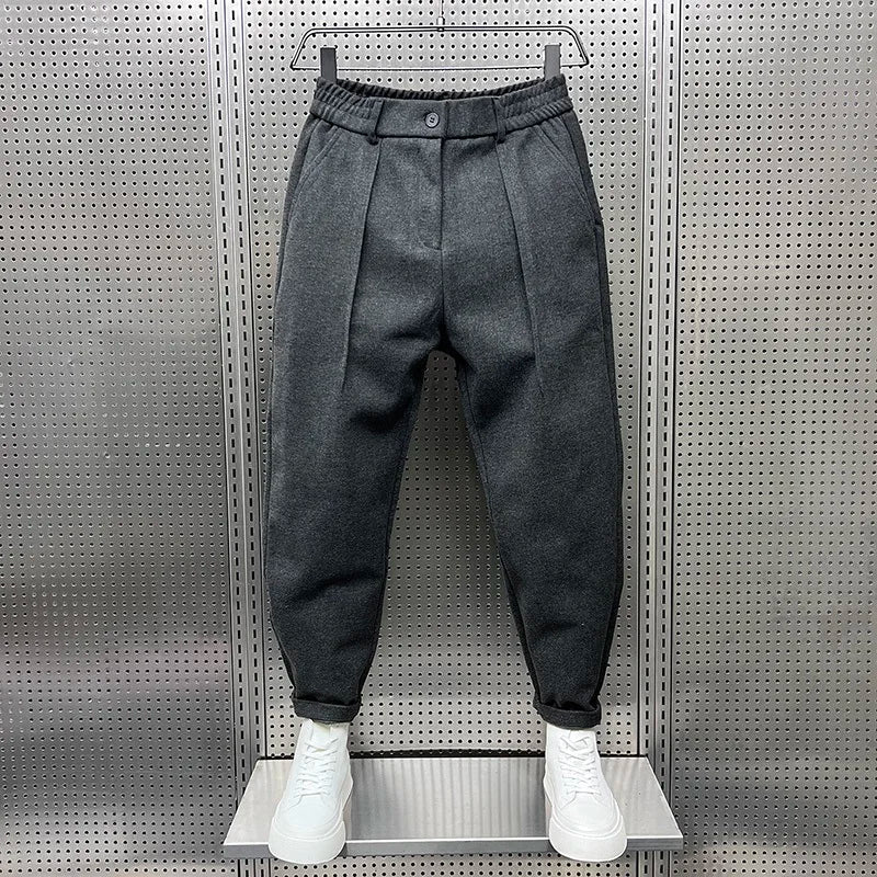 Durand Bordeaux | PANTALONS TAPERED TEXTURÉS
