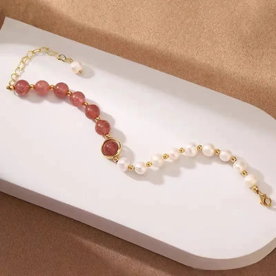 Sakura™ | Bracelet Cristal & Nacre
