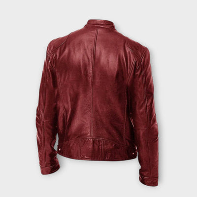 Durand Bordeaux | VESTE EN CUIR VINTAGE POUR HOMME