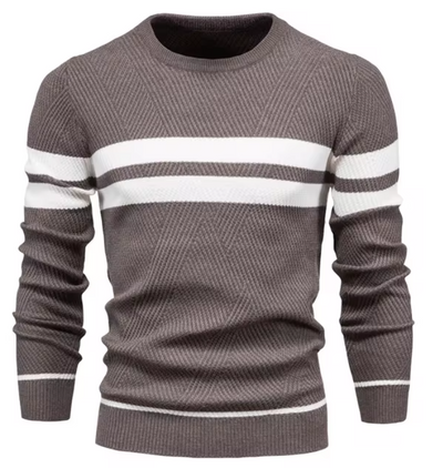 Durand Bordeaux | PULL ÉLÉGANT POUR HOMME AVEC MOTIF EN CHEVRONS
