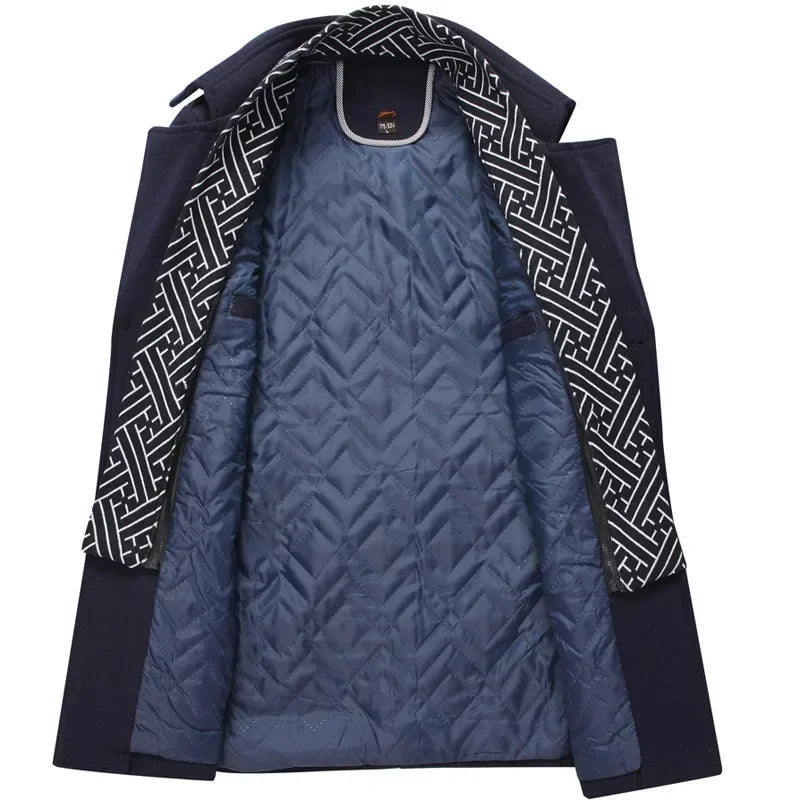 Durand Bordeaux | MANTEAU D'HIVER EN LAINE POUR HOMME