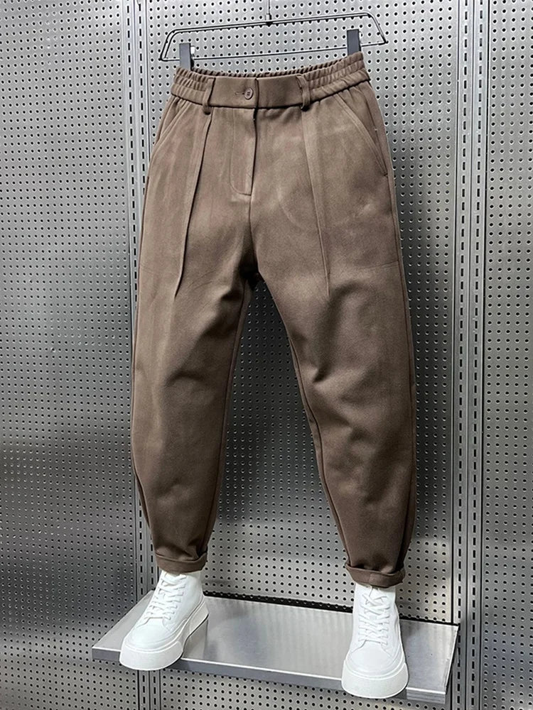 Durand Bordeaux | PANTALONS TAPERED TEXTURÉS