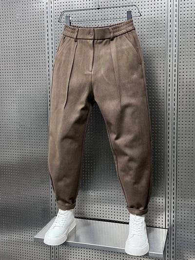 Durand Bordeaux | PANTALONS TAPERED TEXTURÉS