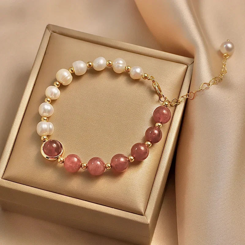 Sakura™ | Bracelet Cristal & Nacre