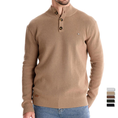 Durand Bordeaux | PULL POUR HOMME AVEC BOUTONS
