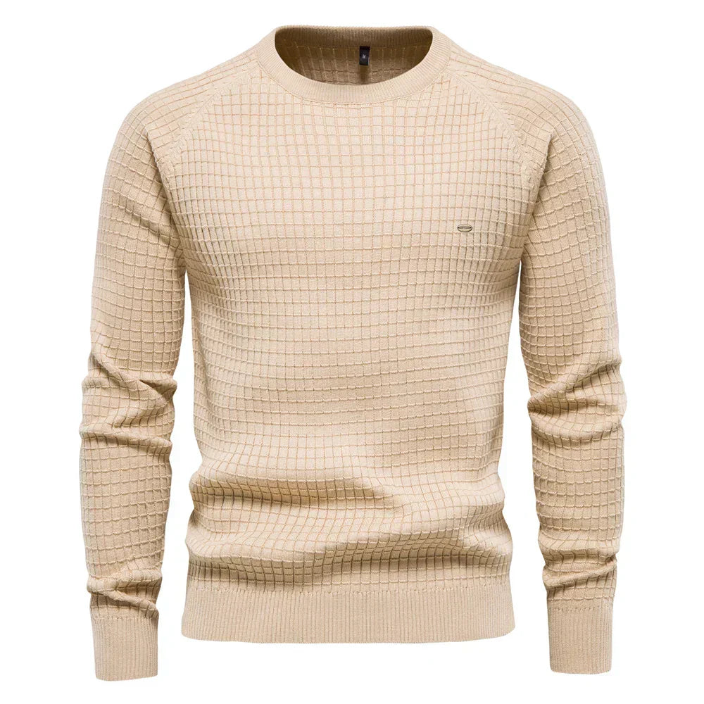 Durand Bordeaux | PULL HOMME À MOTIF LOSANGES