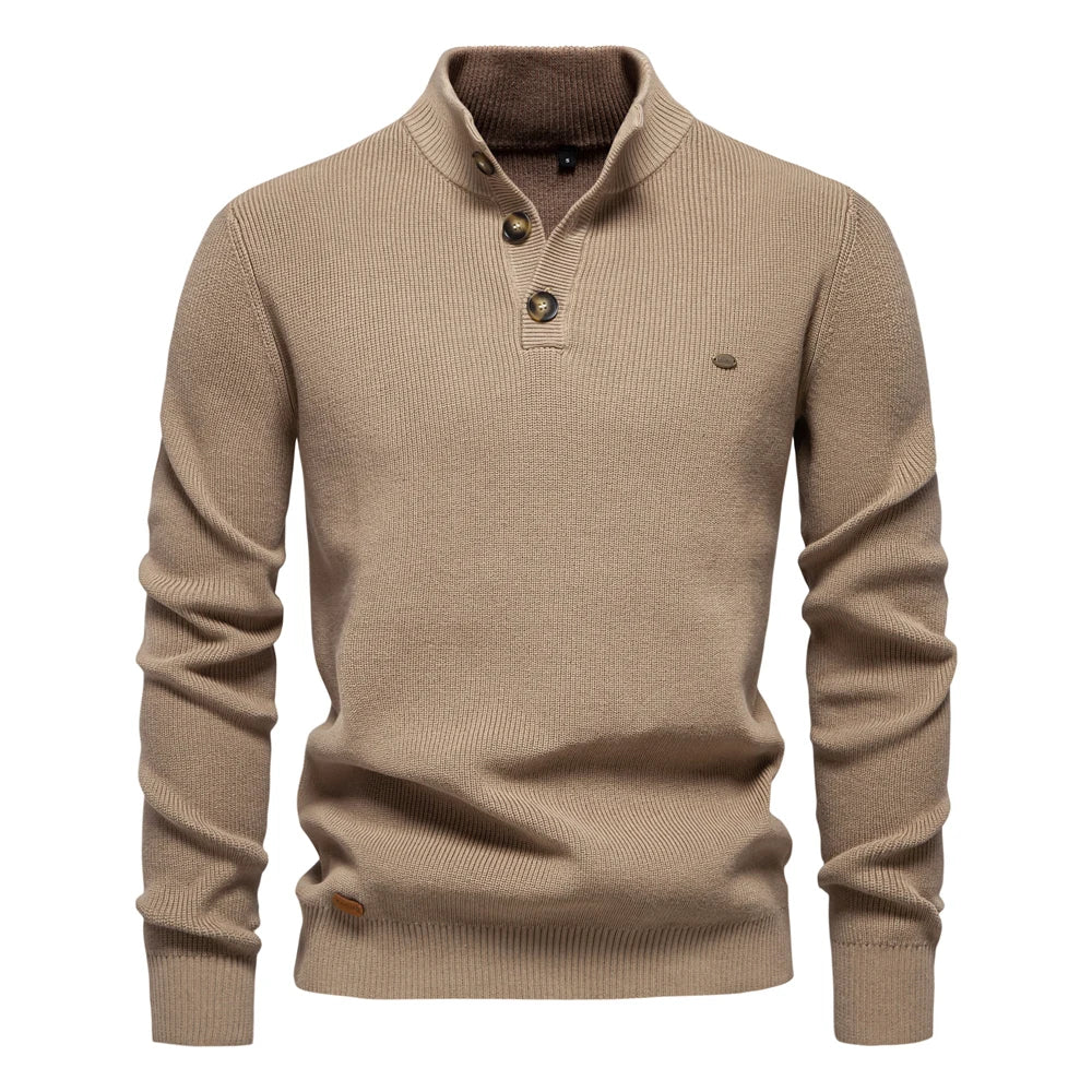 Durand Bordeaux | PULL POUR HOMME AVEC BOUTONS