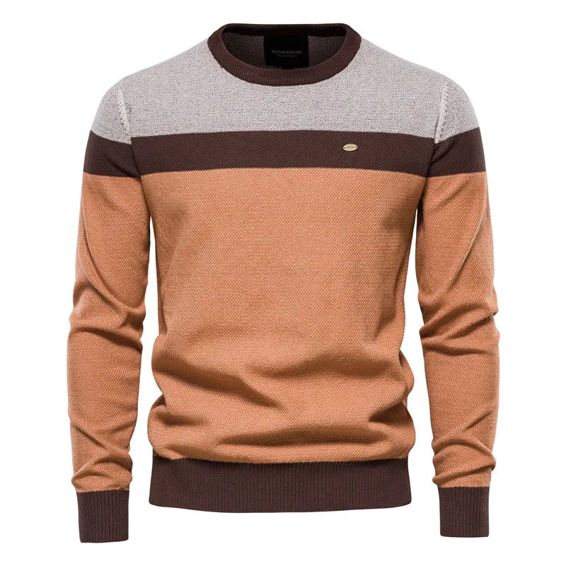 Durand Bordeaux | PULL HOMME À COL ROND