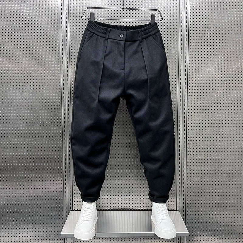 Durand Bordeaux | PANTALONS TAPERED TEXTURÉS