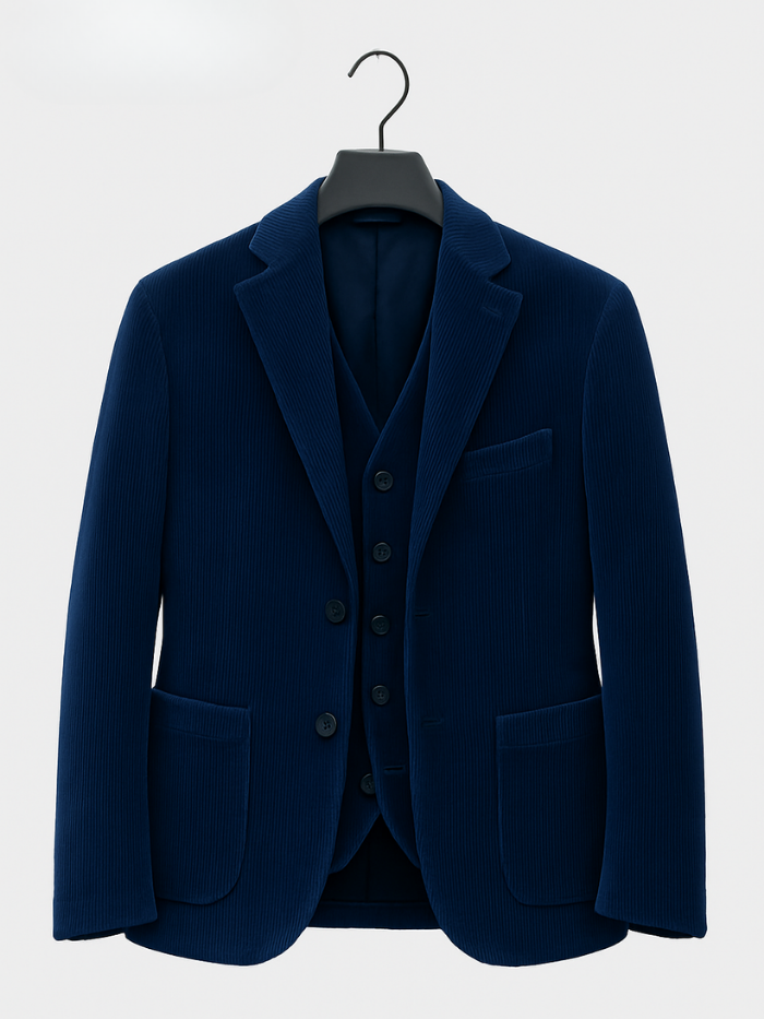 Tommy™ | Ensemble 2 pièces : Blazer et Gilet en Velours