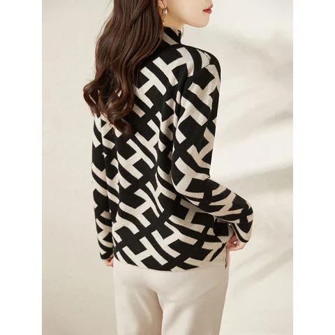 LAURA™ | PULL GÉOMÉTRIQUE