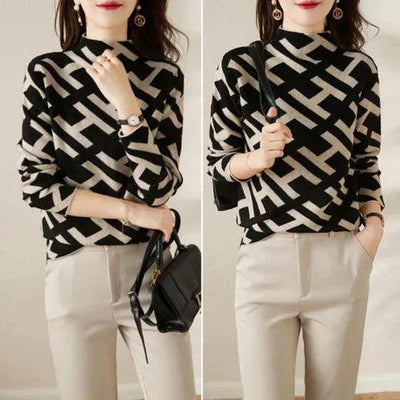 LAURA™ | PULL GÉOMÉTRIQUE