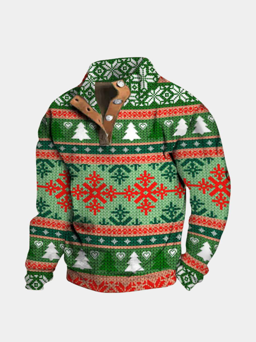 Durand Bordeaux | PULL DE NOËL AVEC FLOCONS DE NEIGE