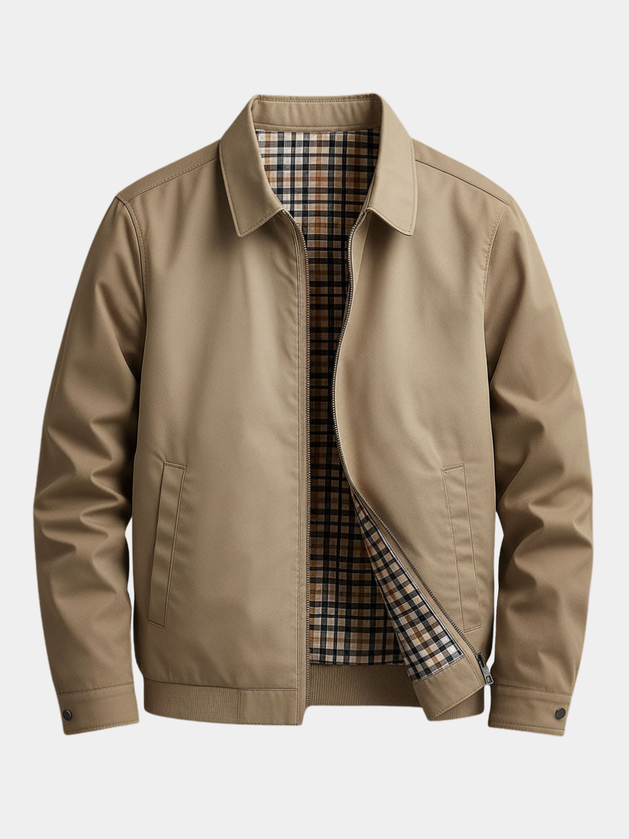 Durand Bordeaux | VESTE EN COTON POUR HOMME CLASSIQUE