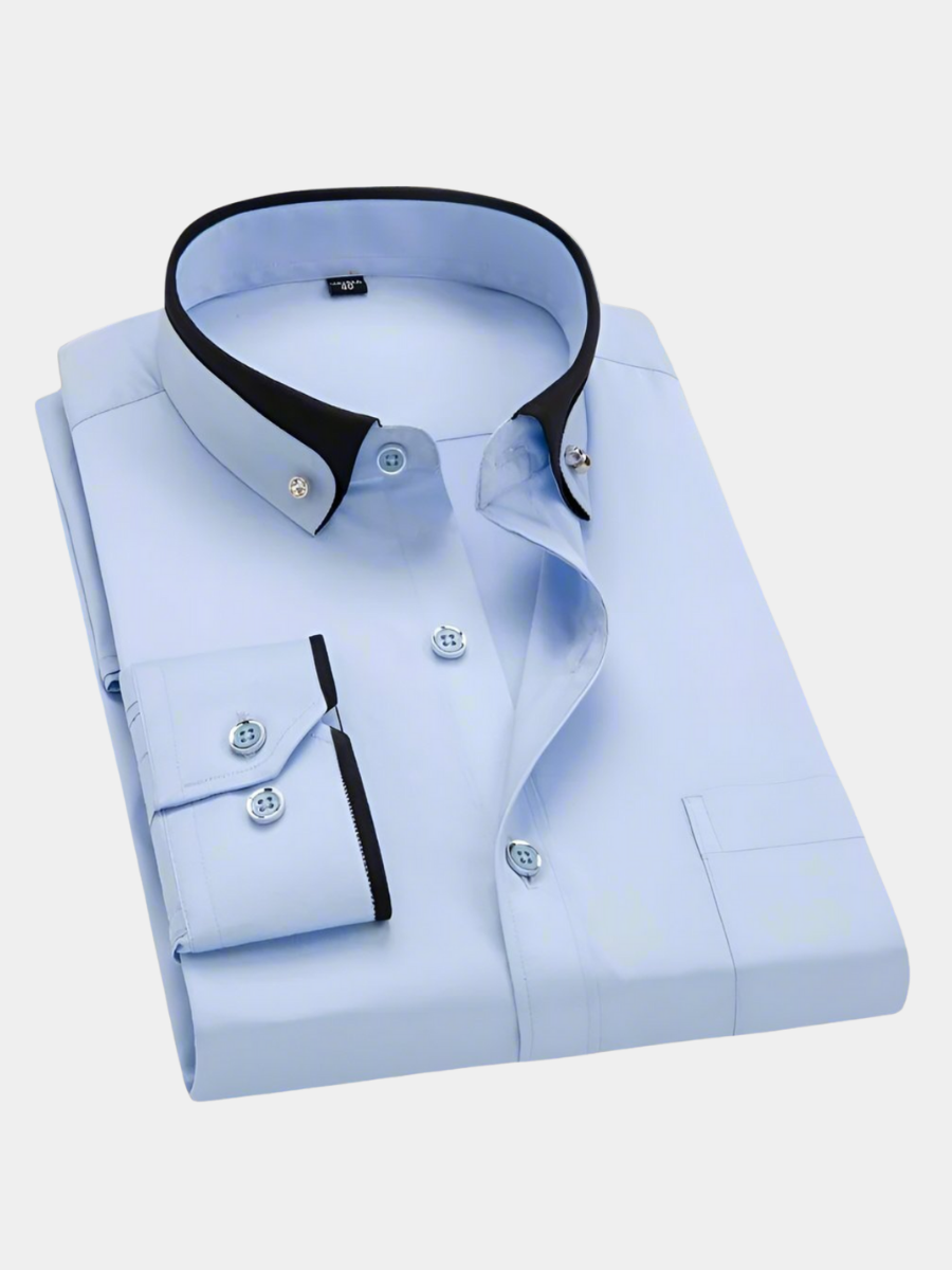 Durand Bordeaux | CHEMISE CLASSIQUE HOMME À MANCHES LONGUES