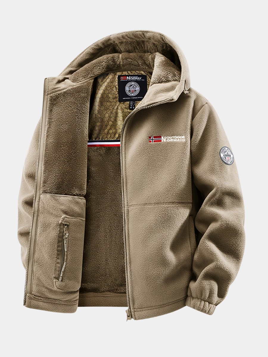 Durand Bordeaux | VESTE THERMIQUE EN POLAIRE POUR HOMME