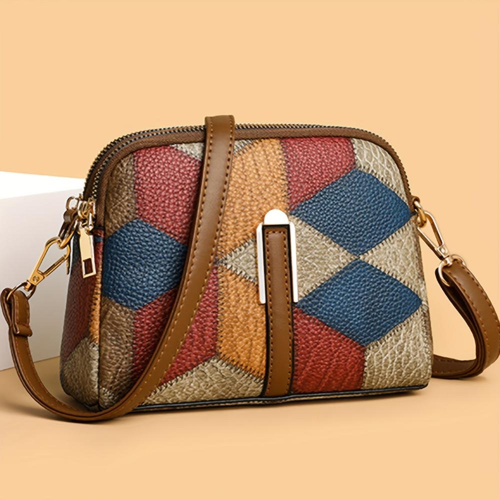 LUNA™ | SAC BANDOULIÈRE PATCHWORK