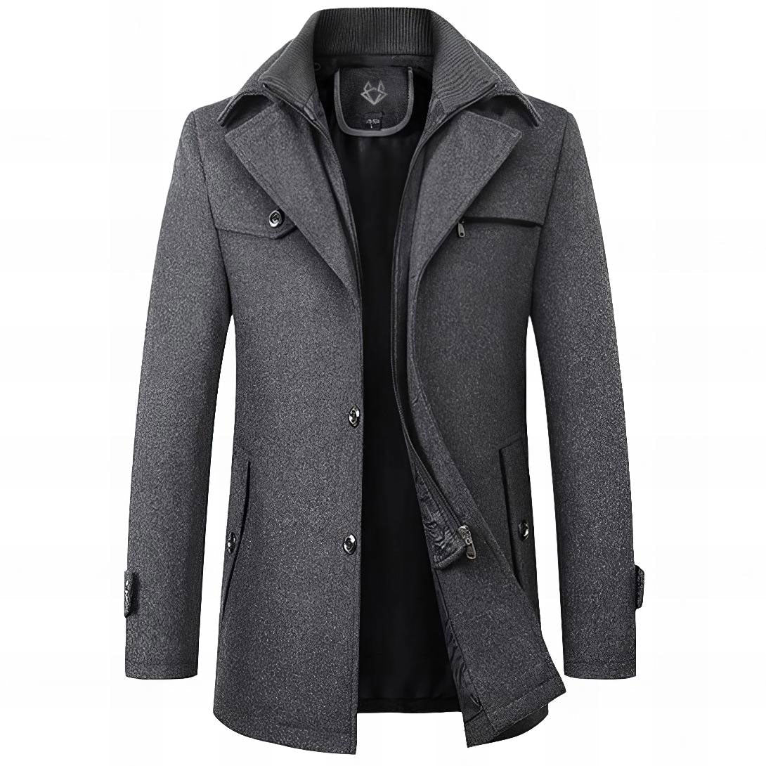 Durand Bordeaux | MANTEAU STRUCTURÉ POUR HOMME