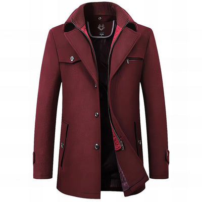 Durand Bordeaux | MANTEAU STRUCTURÉ POUR HOMME