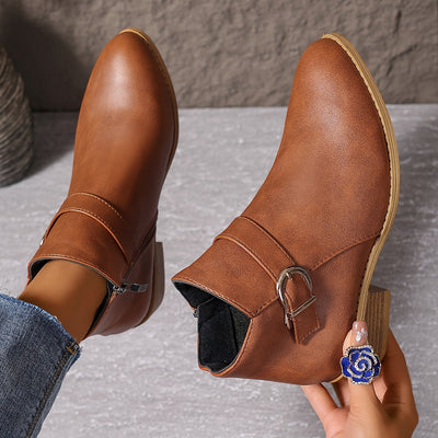 Amélina™ | Bottines confortables à boucle pour pieds sensibles