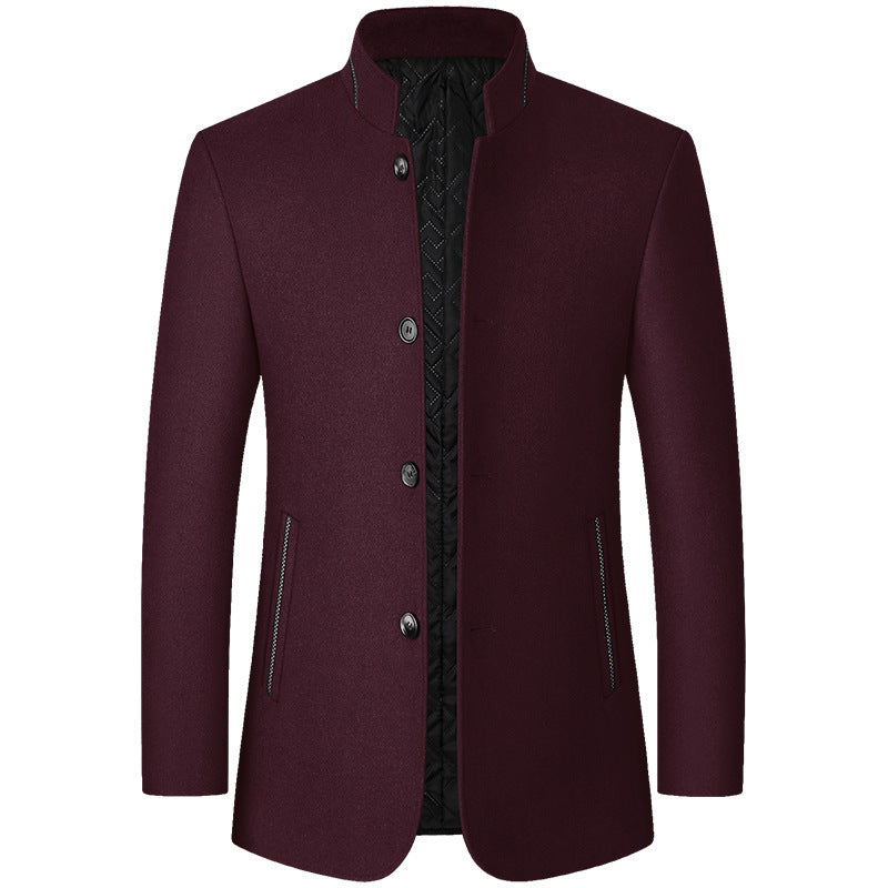 Durand Bordeaux | MANTEAU EN LAINE POUR HOMME