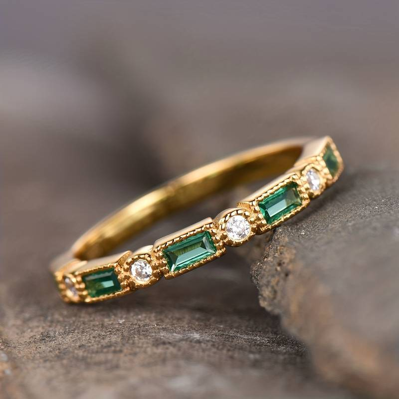 Alex™ | Anneau zircon vert