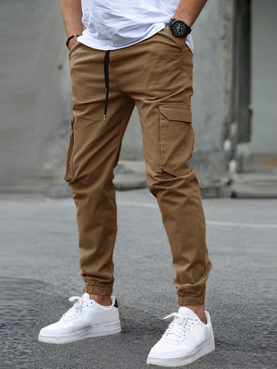 Durand Bordeaux | JOGGERS CARGO POUR HOMME