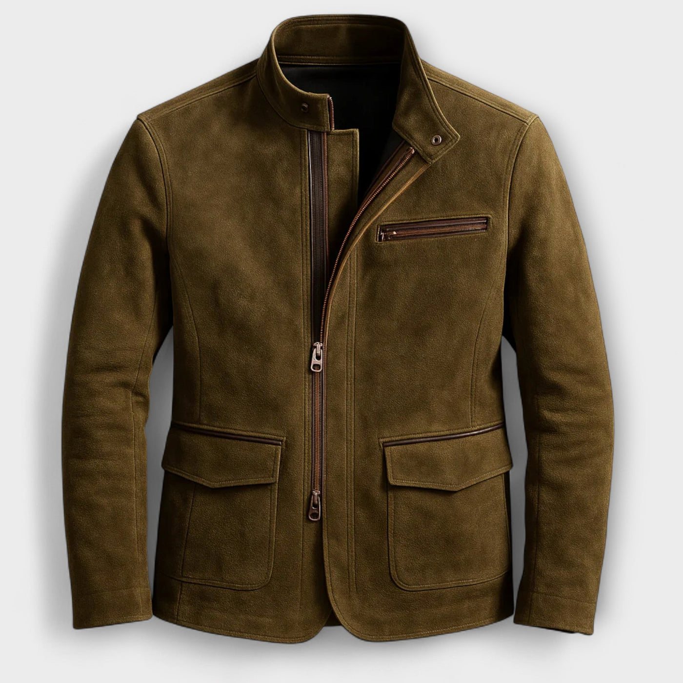 Durand Bordeaux | VESTE EN DAIM POUR HOMME