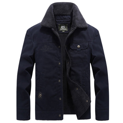 Veste En Coton Doublée En Sherpa Pour Homme