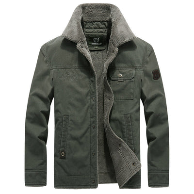 Veste En Coton Doublée En Sherpa Pour Homme