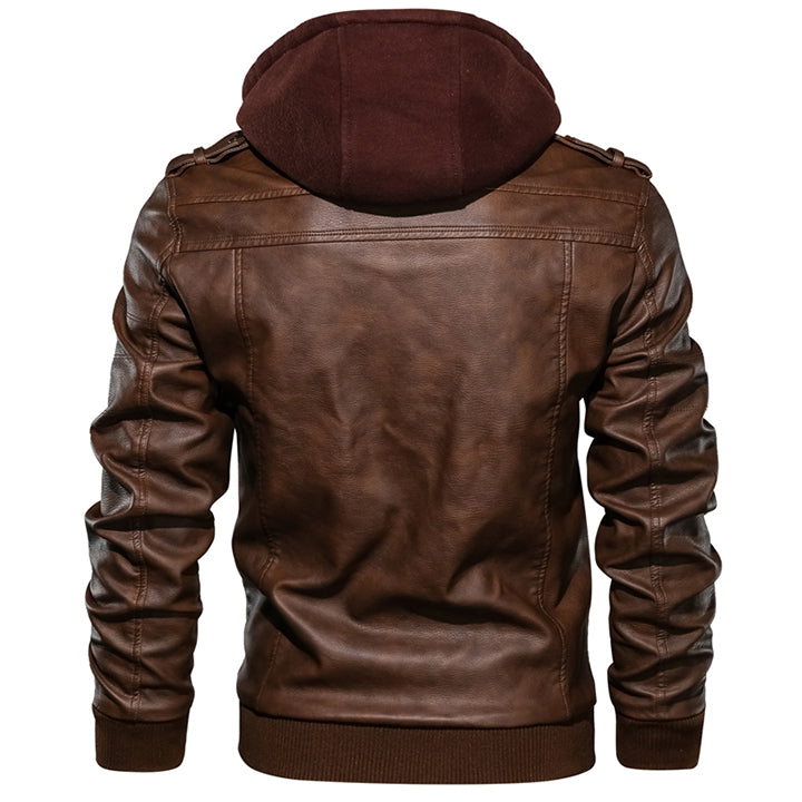 Durand Bordeaux | VESTE EN CUIR HERITAGE