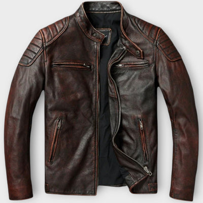 Durand Bordeaux | VESTE EN CUIR DE LUXE