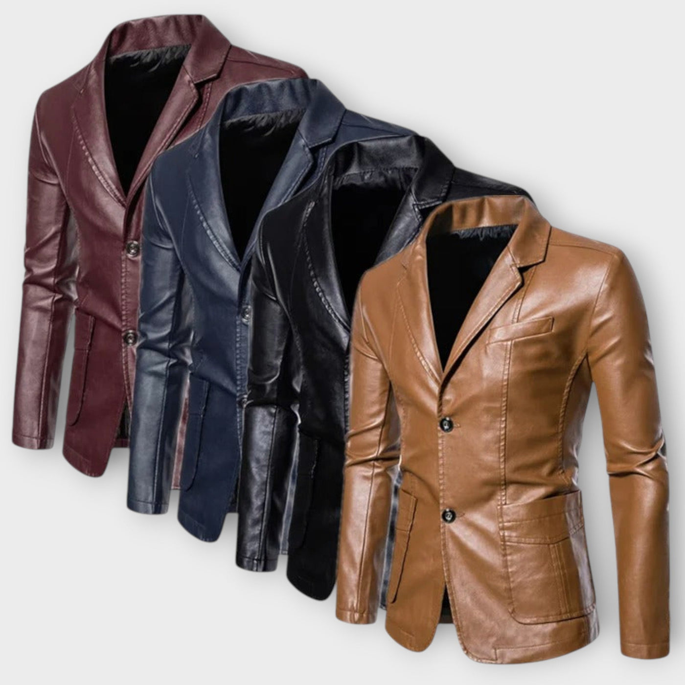 Durand Bordeaux | VESTE EN CUIR POUR AFFAIRES