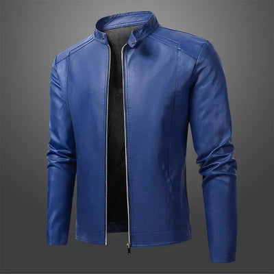 Durand Bordeaux | VESTE EN CUIR BIKER ÉLÉGANTE POUR HOMME