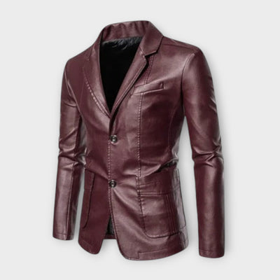 Durand Bordeaux | VESTE EN CUIR POUR AFFAIRES