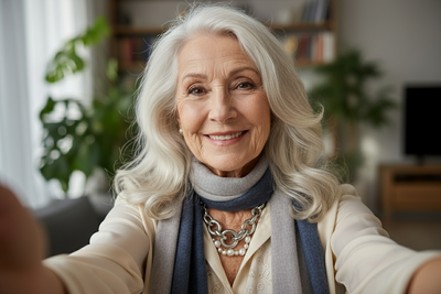 make her palms not show