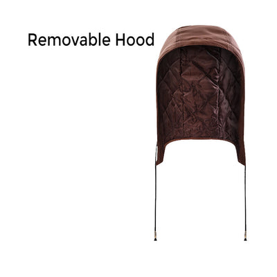 Durand Bordeaux | VESTE EN CUIR SIGNATURE