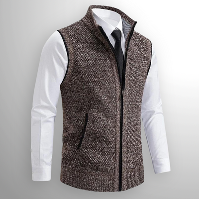 Durand Bordeaux | GILET CASUAL EN LAINE