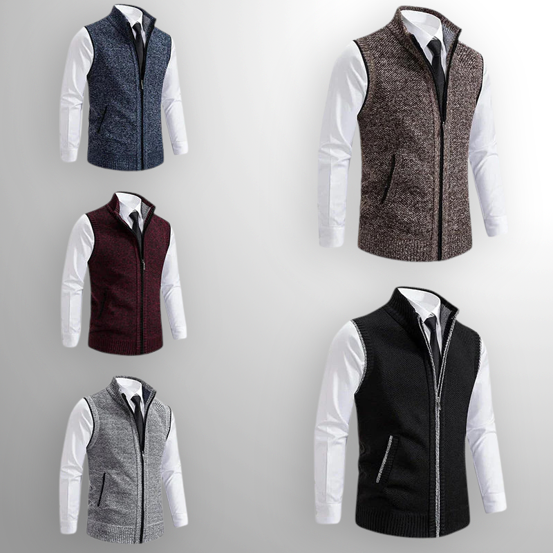 Durand Bordeaux | GILET CASUAL EN LAINE