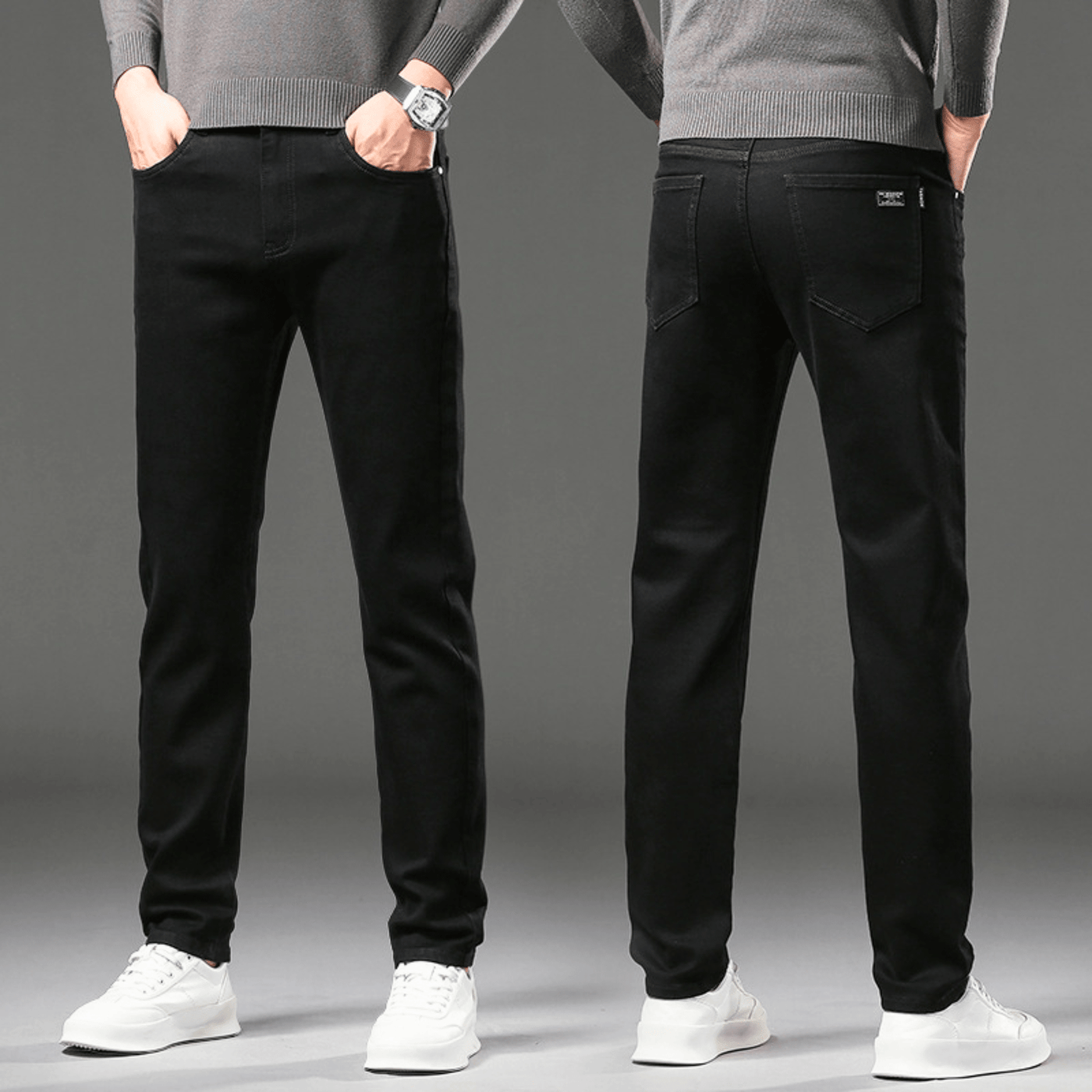 Durand Bordeaux | PANTALON EN DENIM THERMIQUE